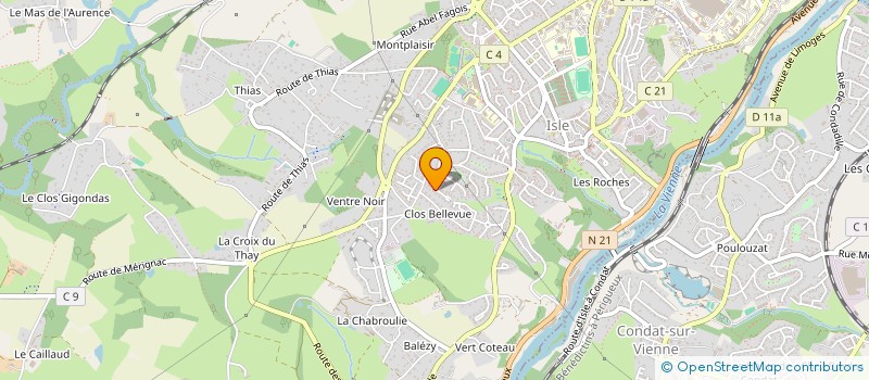 localisation de l'entreprise MADAME MARIA MATEOS  ISLE