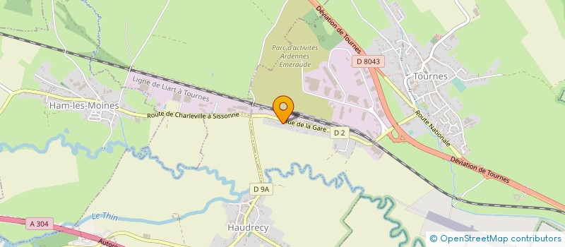 localisation de l'entreprise MADAME MARIA MATEUS  TOURNES