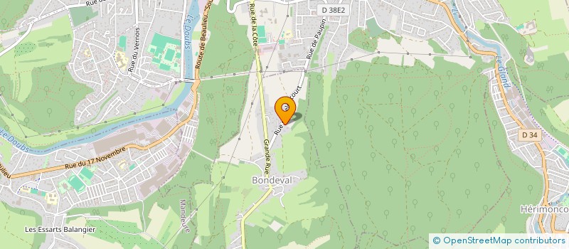 localisation de l'entreprise MADAME MARIA MENDES ATILANO  BONDEVAL