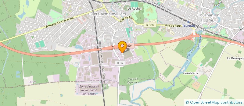 localisation de l'entreprise MADAME MARIA MENDES RODRIGUES  GRETZ-ARMAINVILLIERS