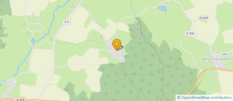 localisation de l'entreprise MADAME MARIA MERCADAL  SAINT-BENIN-D'AZY