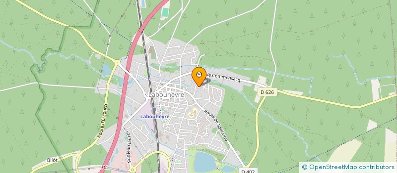 localisation de l'entreprise MADAME MARIA MERLUSCA  LABOUHEYRE