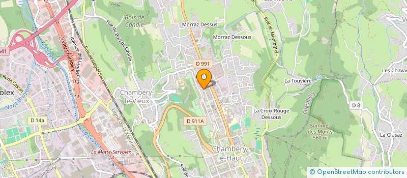 localisation de l'entreprise MADAME MARIA MESQUITA  CHAMBERY