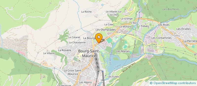 localisation de l'entreprise MADAME MARIA MICALE RENDA à BOURG-SAINT-MAURICE