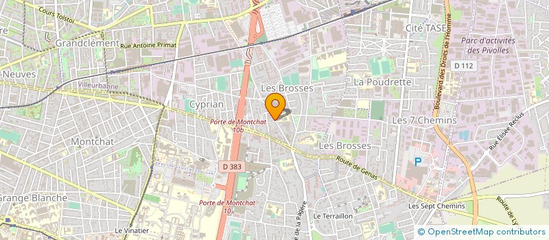 localisation de l'entreprise MADAME MARIA MICELI  VILLEURBANNE