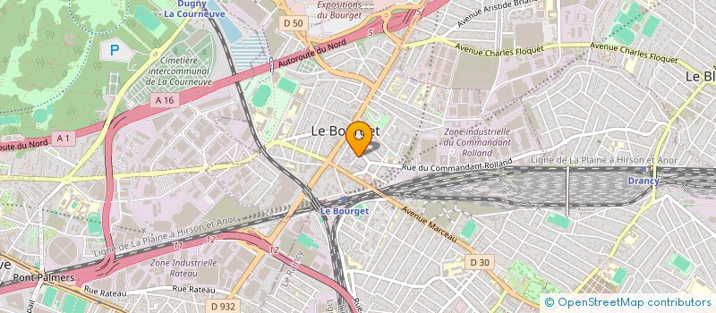 localisation de l'entreprise MADAME MARIA MIHAI  LE BOURGET