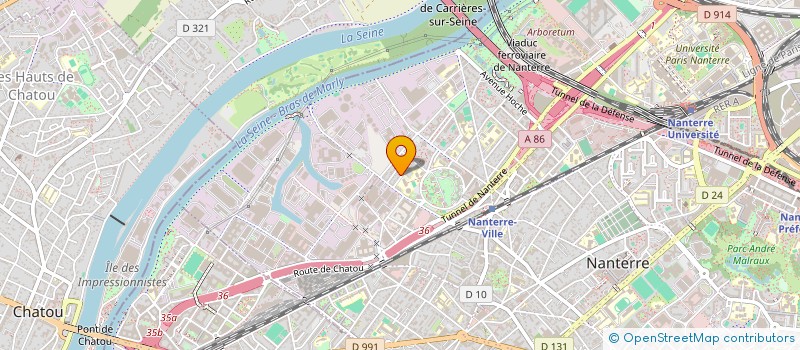 localisation de l'entreprise MADAME MARIA MILANO  NANTERRE