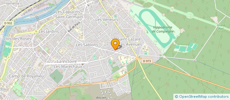 localisation de l'entreprise MADAME MARIA MIRA MARTINS SEMEDO  COMPIEGNE