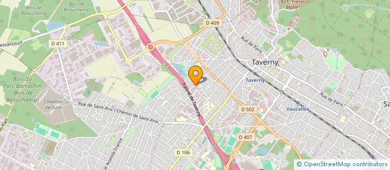 localisation de l'entreprise MADAME MARIA MIRANDA TEIXEIRA à TAVERNY