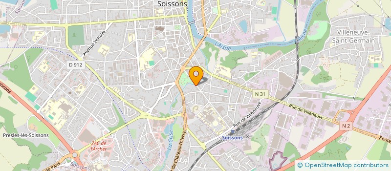 localisation de l'entreprise MADAME MARIA MIRAVETE à SOISSONS
