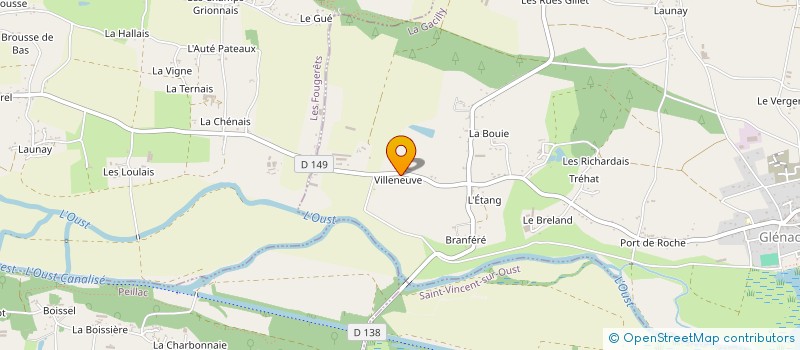 localisation de l'entreprise MADAME MARIA MONNERAYE  SAINT-MARTIN-SUR-OUST