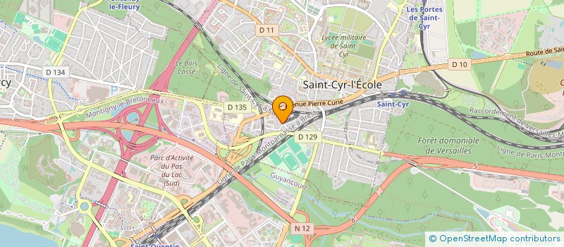 localisation de l'entreprise MADAME MARIA MONTEIRO DA SILVA à SAINT-CYR-L'ECOLE