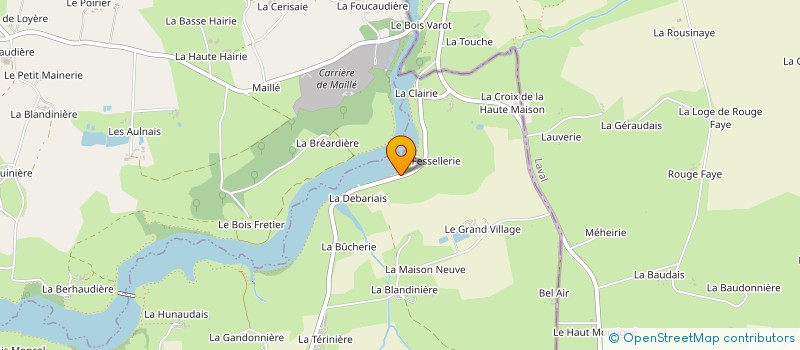 localisation de l'entreprise MADAME MARIA MORAND à LA CHAPELLE-ERBREE