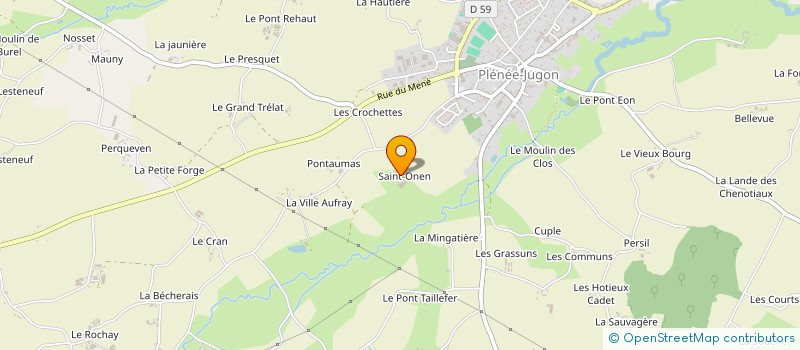 localisation de l'entreprise MADAME MARIA MORDEL à PLENEE-JUGON