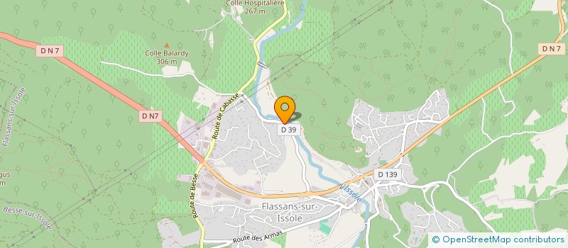 localisation de l'entreprise MADAME MARIA MOREL  FLASSANS-SUR-ISSOLE