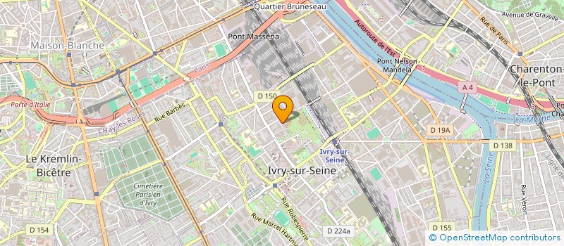 localisation de l'entreprise MADAME MARIA MORENO CLEMENTE  IVRY-SUR-SEINE