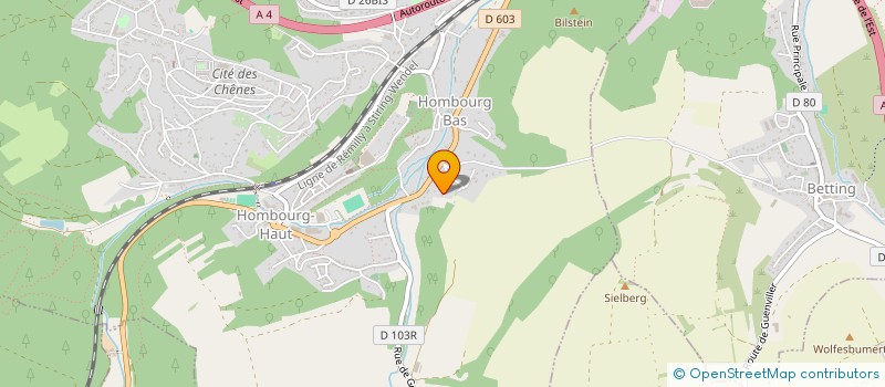 localisation de l'entreprise MADAME MARIA MULLER  HOMBOURG-HAUT