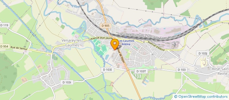 localisation de l'entreprise MADAME MARIA MURRONE  VENAREY-LES-LAUMES