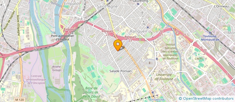 localisation de l'entreprise MADAME MARIA NANZAN  TOULOUSE