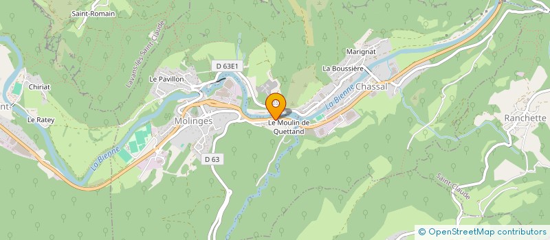 localisation de l'entreprise MADAME MARIA NAPOLETANO  CHASSAL-MOLINGES