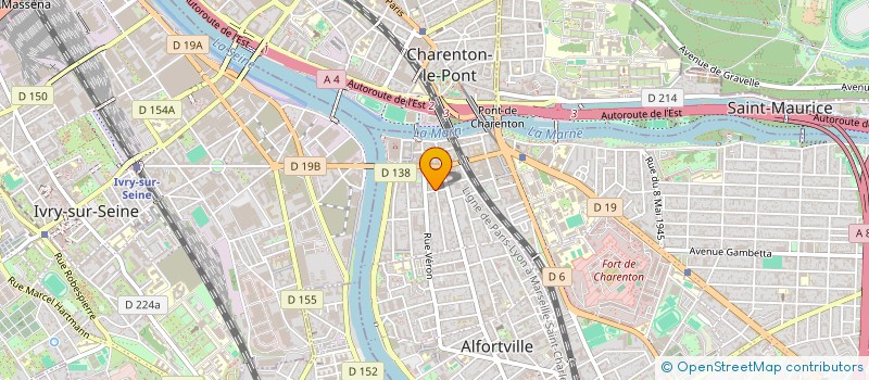 localisation de l'entreprise MADAME MARIA NATALIA COELHO BRANCO à ALFORTVILLE