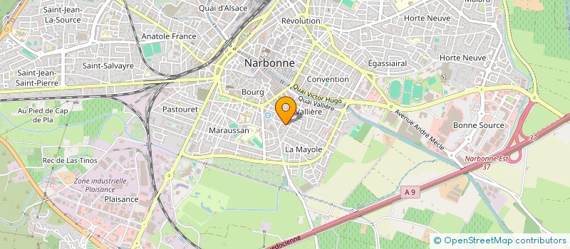 localisation de l'entreprise MADAME MARIA NAVARRO  NARBONNE