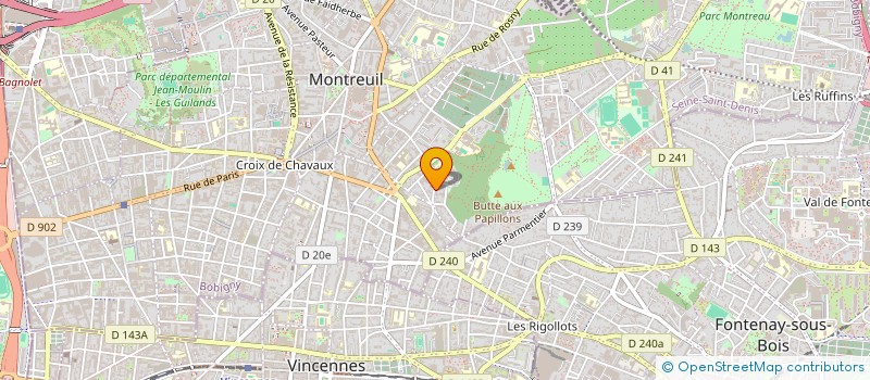 localisation de l'entreprise MADAME MARIA NENA à MONTREUIL