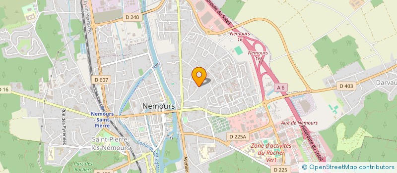 localisation de l'entreprise MADAME MARIA NETO DA COSTA  NEMOURS