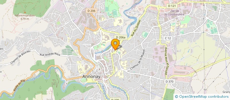 localisation de l'entreprise MADAME MARIA NEUGODOVA  ANNONAY