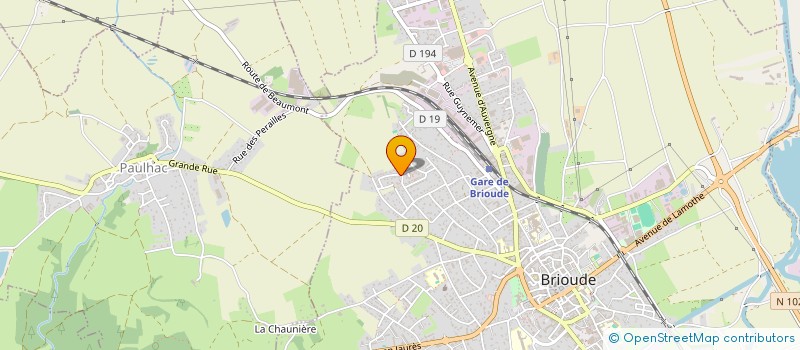 localisation de l'entreprise MADAME MARIA NGO NLEND à BRIOUDE