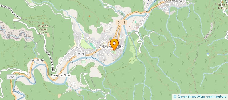 localisation de l'entreprise MADAME MARIA NOGUEIRA ANGERAMI  ARLES-SUR-TECH