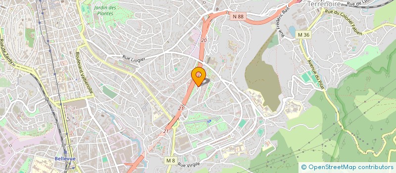 localisation de l'entreprise MADAME MARIA NZONGO  SAINT-ETIENNE