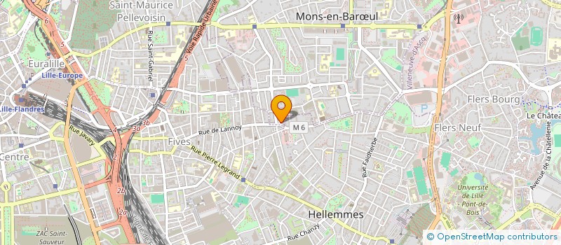 localisation de l'entreprise MADAME MARIA OJEDA QUEVEDO  MONS-EN-BARUL