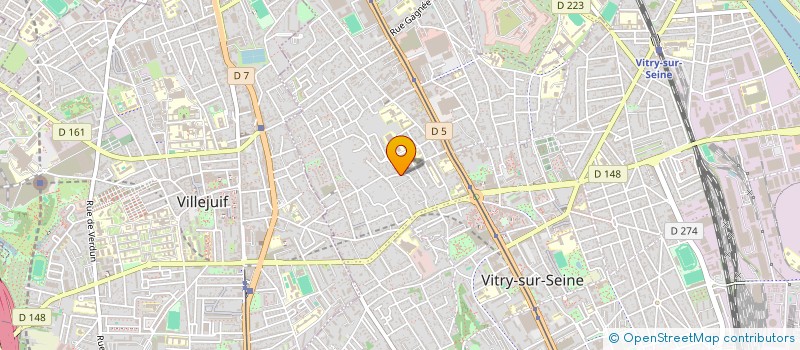 localisation de l'entreprise MADAME MARIA OLIVEIRA à VITRY-SUR-SEINE