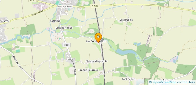 localisation de l'entreprise MADAME MARIA OLIVEIRA à SAVIGNEUX