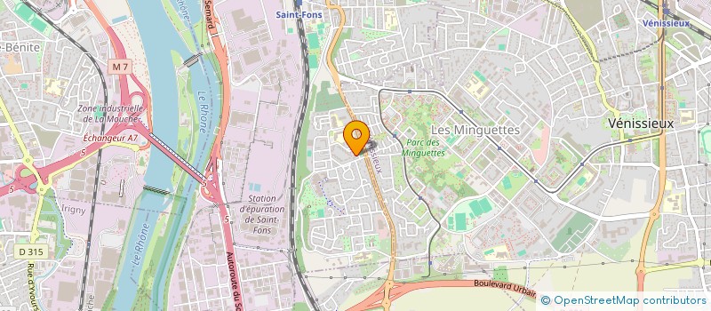 localisation de l'entreprise MADAME MARIA OLIVEIRA FERNANDES  SAINT-FONS