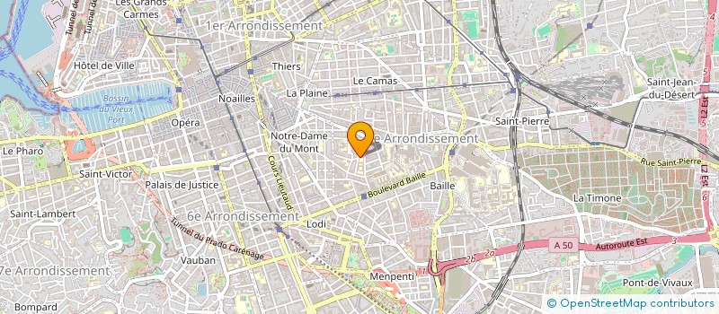 localisation de l'entreprise MADAME MARIA OLIVEROS  MARSEILLE