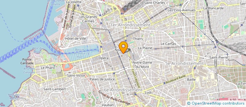 localisation de l'entreprise MADAME MARIA OLOFSSON WAWRZYNIAK à MARSEILLE 1