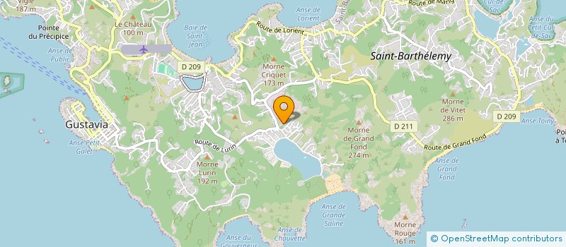 localisation de l'entreprise MADAME MARIA PAIVA MOREIRA à SAINT-BARTHELEMY