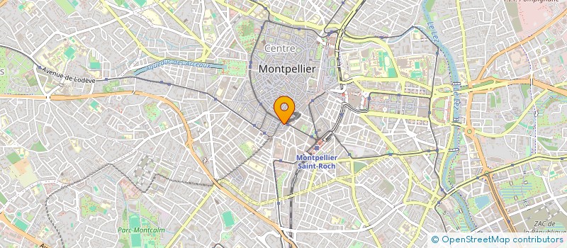 localisation de l'entreprise MADAME MARIA PALLESCHI à MONTPELLIER