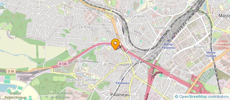 localisation de l'entreprise MADAME MARIA PAPADOPOULOU  PALAISEAU