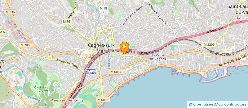 localisation de l'entreprise MADAME MARIA PAPALIA à CAGNES-SUR-MER