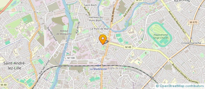 localisation de l'entreprise MADAME MARIA PARIS à MARCQ-EN-BARŒUL