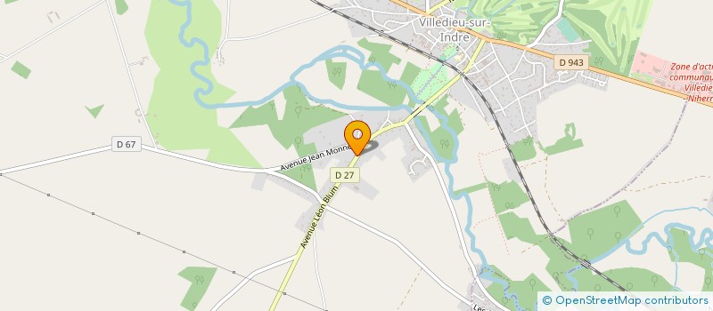 localisation de l'entreprise MADAME MARIA PARREIRA DELGADO à VILLEDIEU-SUR-INDRE