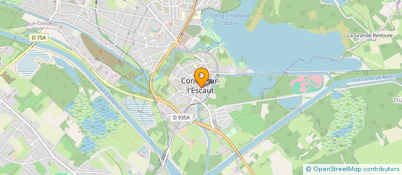 localisation de l'entreprise MADAME MARIA PARROCCHETTI  CONDE-SUR-L'ESCAUT