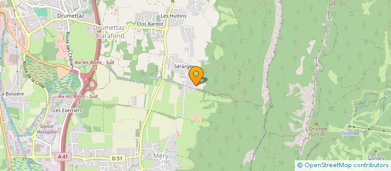 localisation de l'entreprise MADAME MARIA PARTIPILO  DRUMETTAZ-CLARAFOND