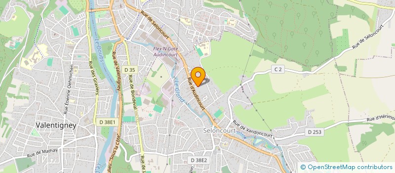 localisation de l'entreprise MADAME MARIA PATERNOSTER  SELONCOURT