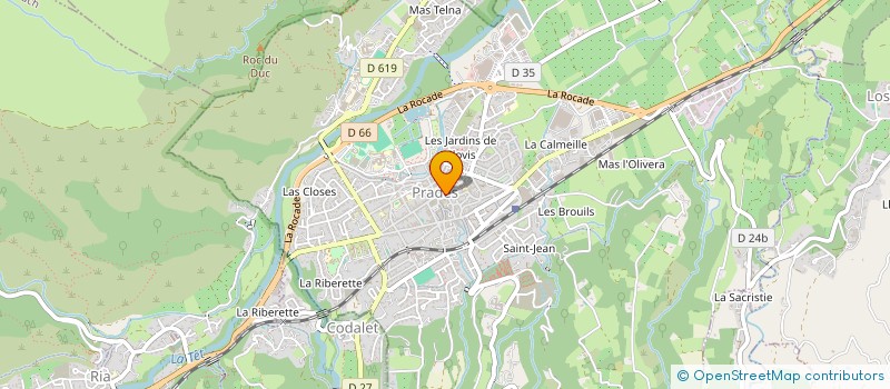 localisation de l'entreprise MADAME MARIA PAULA NOGUEIRA GONCALVES à PRADES