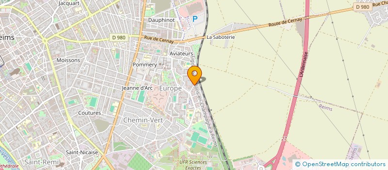 localisation de l'entreprise MADAME MARIA PEDROSA  REIMS