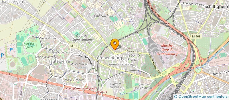 localisation de l'entreprise MADAME MARIA PEDROSA NOGUEIRA  STRASBOURG